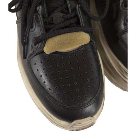 Maison Margiela Retro Fit Sneakers US 10 EU 43 Mens Black White Chunky $950 main image 13
